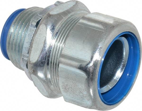 Thomas & Betts - 1" Trade, Steel Threaded Straight Liquidtight Conduit Connector - Insulated - Benchmark Tooling