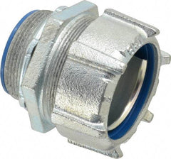 Thomas & Betts - 2" Trade, Steel Threaded Straight Liquidtight Conduit Connector - Insulated - Benchmark Tooling