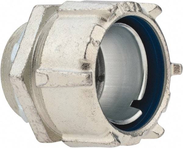 Thomas & Betts - 2" Trade, Steel Threaded Straight Liquidtight Conduit Connector - Noninsulated - Benchmark Tooling