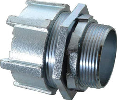 Thomas & Betts - 2-1/2" Trade, Steel Threaded Straight Liquidtight Conduit Connector - Noninsulated - Benchmark Tooling