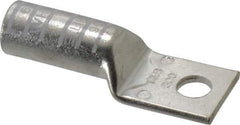 Thomas & Betts - 300 kcmil Wire Noninsulated Compression Connection Square Ring Terminal - 1/2" Stud, 3-1/2" OAL x 1-1/4" Wide, Tin Plated Copper Contact - Benchmark Tooling