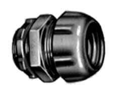 Thomas & Betts - 2-1/2" Trade, Malleable Iron Compression Straight Rigid/Intermediate (IMC) Conduit Connector - Noninsulated - Benchmark Tooling