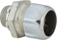 Thomas & Betts - 1/2" Trade, Malleable Iron Compression Straight Rigid/Intermediate (IMC) Conduit Connector - Noninsulated - Benchmark Tooling