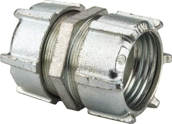 Thomas & Betts - 1-1/2" Trade, Malleable Iron Compression Rigid/Intermediate (IMC) Conduit Coupling - Noninsulated - Benchmark Tooling