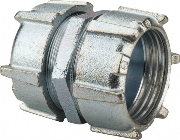 Thomas & Betts - 2" Trade, Malleable Iron Compression Rigid/Intermediate (IMC) Conduit Coupling - Noninsulated - Benchmark Tooling