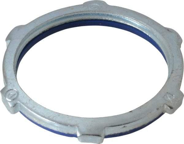 Thomas & Betts - 1-1/2" Trade, Steel Threaded Rigid/Intermediate (IMC) Conduit Locknut - Noninsulated - Benchmark Tooling