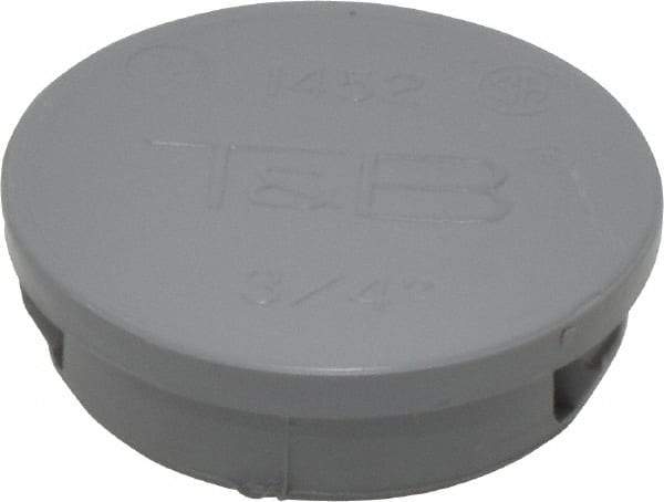 Thomas & Betts - 3/4" Conduit, Electrical Enclosure Thermoplastic Knockout Plug - For Use with Rigid/IMC Conduit, CSA File 4484/CSA LR589/NFPA 70/RoHS Compliant/UL 514B/UL File E13938 - Benchmark Tooling