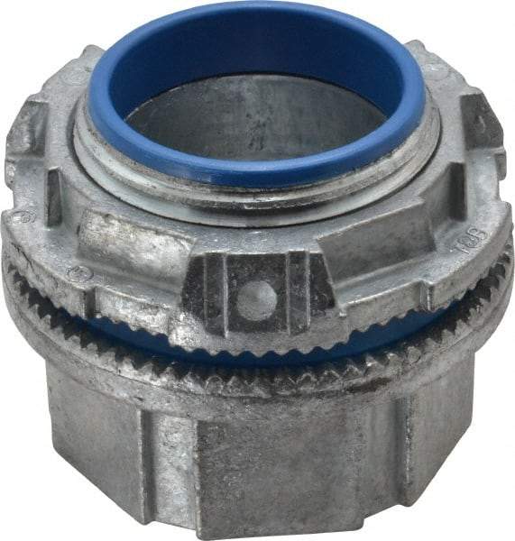 Thomas & Betts - 1-1/4" Trade, Zinc Threaded Rigid/Intermediate (IMC) Conduit Hub - Partially Insulated - Benchmark Tooling