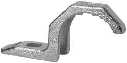 Thomas & Betts - 1-1/2" Pipe, Steel, Hot Dipped Galvanized" Pipe or Conduit Strap - 3/8" Bolt, 1 Mounting Hole - Benchmark Tooling