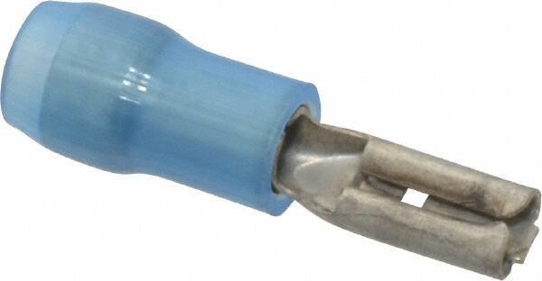 Thomas & Betts - 16 to 14 AWG, Nylon, Fully Insulated, Female Wire Disconnect - 0.11 Inch Wide Tab, Blue, RoHS Compliant, UL 94 V-2 - Benchmark Tooling