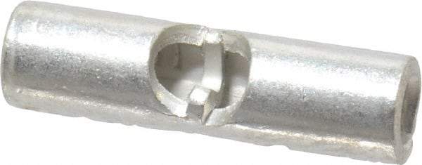 Thomas & Betts - 16 to 14 AWG Compatible, Noninsulated, Crimp-On Butt Splice Terminal - 2 Wire Entries, Copper Contacts, Tin Contact Plating, 0.62" OAL, Blue - Benchmark Tooling