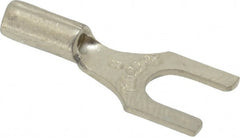 Thomas & Betts - #8 Stud, 22 to 16 AWG Compatible, Noninsulated, Crimp Connection, Standard Fork Terminal - Benchmark Tooling