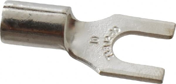 Thomas & Betts - #10 Stud, 12 to 10 AWG Compatible, Noninsulated, Crimp Connection, Standard Fork Terminal - Benchmark Tooling