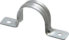 Thomas & Betts - 1-1/4 Pipe, Steel, Zinc Plated Pipe or Conduit Strap - 2 Mounting Holes - Benchmark Tooling