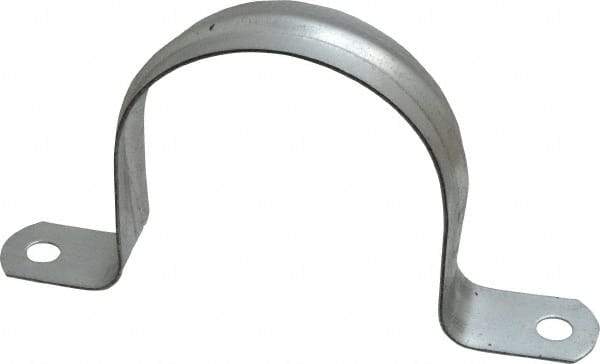 Thomas & Betts - 3 Pipe, Steel, Zinc Plated Pipe or Conduit Strap - 2 Mounting Holes - Benchmark Tooling