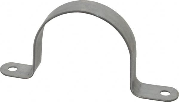 Thomas & Betts - 4 Pipe, Steel, Zinc Plated Pipe or Conduit Strap - 2 Mounting Holes - Benchmark Tooling