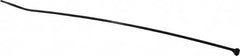 Thomas & Betts - 8" Long Black Nylon Standard Cable Tie - 18 Lb Tensile Strength, 50.8mm Max Bundle Diam - Benchmark Tooling