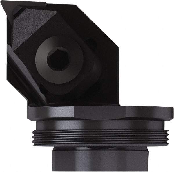 Seco - Left Hand Cut, Size GL32, TN.. 22.. Insert Compatiblity, Modular Turning & Profiling Cutting Unit Head - 22mm Ctr to Cutting Edge, 32mm Head Length, Series SteadyLine - Benchmark Tooling