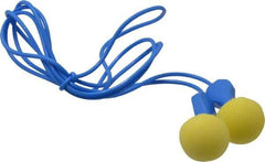 3M - Metal Detectable, Disposable, Corded, 25 dB Earplugs - Yellow, 100 Pairs - Benchmark Tooling