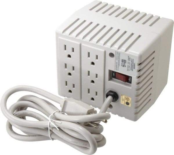 Tripp-Lite - 6 Outlets, 140 Volt Max Input, 600 VA, Portable Power Conditioner - 120 VAC Output, 4-3/4 Inch Wide x 5-1/2 Inch High x 4-3/4 Inch Deep - Benchmark Tooling