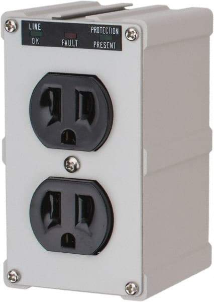 Tripp-Lite - 2 Outlets, 120 Volts, 15 Amps, Power Outlet Strip - Direct Plug-in Mount, 5-15P NEMA Configuration, 4" Strip, CSA Approved, cULus, IEEE 587 Category A Specifications, IEEE 587 Category B Specifications, UL1449 3rd Edition - Benchmark Tooling