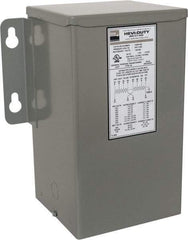 Sola/Hevi-Duty - 1 Phase, 240-480 Volt Input, 120/240 Volt Output, 60 Hz, 3 kVA, General Purpose Transformer - 4, 12, 3R, 4X NEMA Rating, 239°F Temp Rise, 10 Inch Wide x 7 Inch Deep x 12 Inch High, Indoor, Outdoor, Wall Mount - Benchmark Tooling