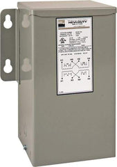 Sola/Hevi-Duty - 120/240 Input Volt, 12/24 Output Volt, 60 Hz, Buck Boost Transformer - 1 Phase, 10 Inch Wide x 7 Inch Deep x 12 Inch High, cULus Listed E77014 - Benchmark Tooling