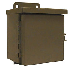 Wiegmann - 21" OAW x 33" OAH Powder Coat Finish Electrical Enclosure Back Panel - 36" x 24" Box, 14 Gauge Steel, Use with B362407CH/B362409CH/B362411CH/N12362406/N12362408/N12362410/N12362412/RHC362412 - Benchmark Tooling