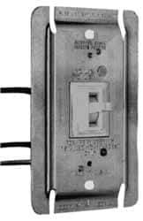 Pass & Seymour - 1 Pole, 120 VAC, 600 Watt, Specification Grade, Toggle, Wall and Dimmer Light Switch - Incandescent - Benchmark Tooling