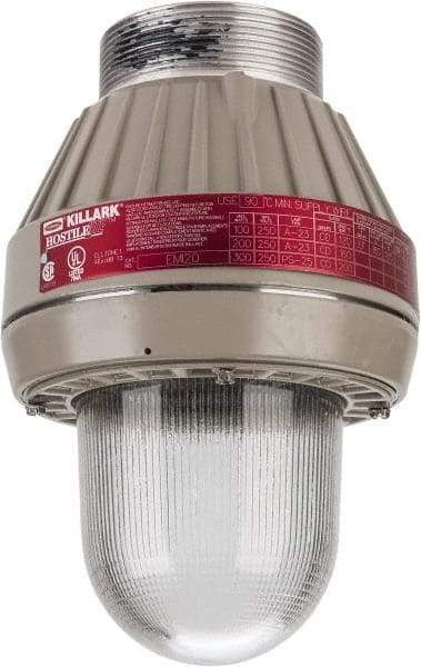 Hubbell Killark - 120 VAC, 100, 150, 200 & 300 Watt, Incandescent Hazardous Location Light Fixture - Corrosion, Dirt, Dust, Moisture & Vibration Resistant, Aluminum Housing - Benchmark Tooling