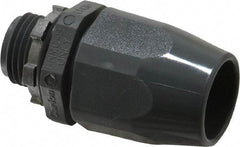 Thomas & Betts - 1/2" Trade, Thermoplastic Threaded Straight Liquidtight Conduit Connector - Insulated - Benchmark Tooling