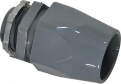 Thomas & Betts - 1" Trade, Thermoplastic Threaded Straight Liquidtight Conduit Connector - Insulated - Benchmark Tooling