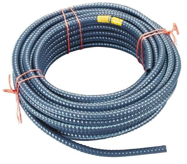 Thomas & Betts - 1-1/2" Trade Size, 100' Long, Flexible Liquidtight Conduit - PVC, 1.58" ID, Gray - Benchmark Tooling