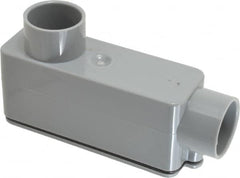 Thomas & Betts - LB Body, 1" Trade, IMC, Rigid PVC Conduit Body - Oval, 6-9/32" OAL, 12 cc Capacity - Benchmark Tooling