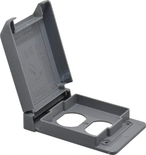 Thomas & Betts - Electrical Outlet Box Polycarbonate Duplex Receptacle Cover - Benchmark Tooling