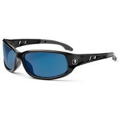 Valkyrie Blue Mirror Lens Black Safety Glasses - Benchmark Tooling