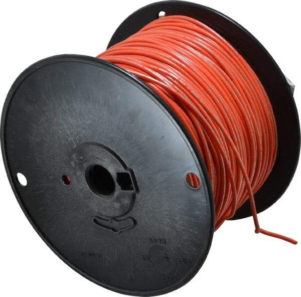 Southwire - 18 AWG, 16 Strand, Orange Machine Tool Wire - PVC, Acid, Moisture and Oil Resistant, 500 Ft. Long - Benchmark Tooling