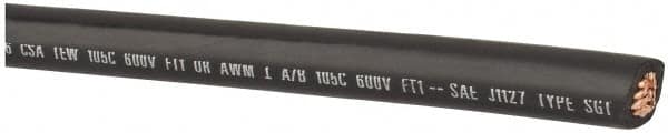 Southwire - 2 AWG, 19 Strand, Black Machine Tool Wire - PVC, Acid, Moisture and Oil Resistant, 500 Ft. Long - Benchmark Tooling