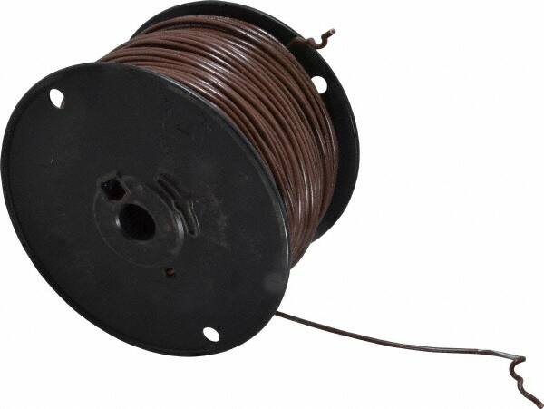 Southwire - 16 AWG, 26 Strand, Brown Machine Tool Wire - PVC, Acid, Moisture and Oil Resistant, 500 Ft. Long - Benchmark Tooling