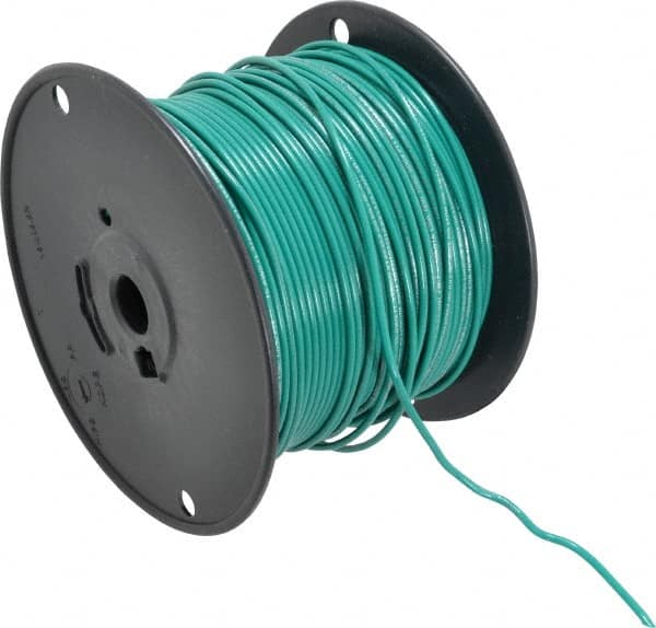 Southwire - 16 AWG, 26 Strand, Green Machine Tool Wire - PVC, Acid, Moisture and Oil Resistant, 500 Ft. Long - Benchmark Tooling