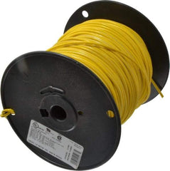 Southwire - 14 AWG, 41 Strand, Yellow Machine Tool Wire - PVC, Acid, Moisture and Oil Resistant, 500 Ft. Long - Benchmark Tooling