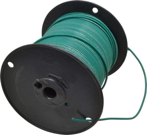 Southwire - 14 AWG, 41 Strand, Green Machine Tool Wire - PVC, Acid, Moisture and Oil Resistant, 500 Ft. Long - Benchmark Tooling