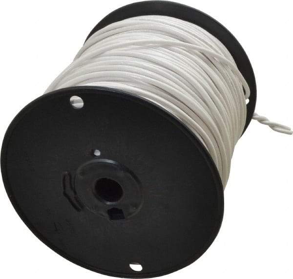 Southwire - 12 AWG, 65 Strand, White Machine Tool Wire - PVC, Acid, Moisture and Oil Resistant, 500 Ft. Long - Benchmark Tooling