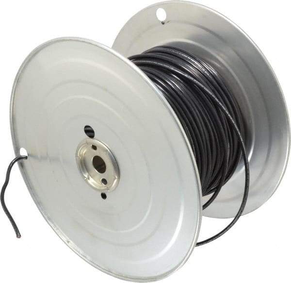 Southwire - 10 AWG, 105 Strand, Black Machine Tool Wire - PVC, Acid, Moisture and Oil Resistant, 500 Ft. Long - Benchmark Tooling