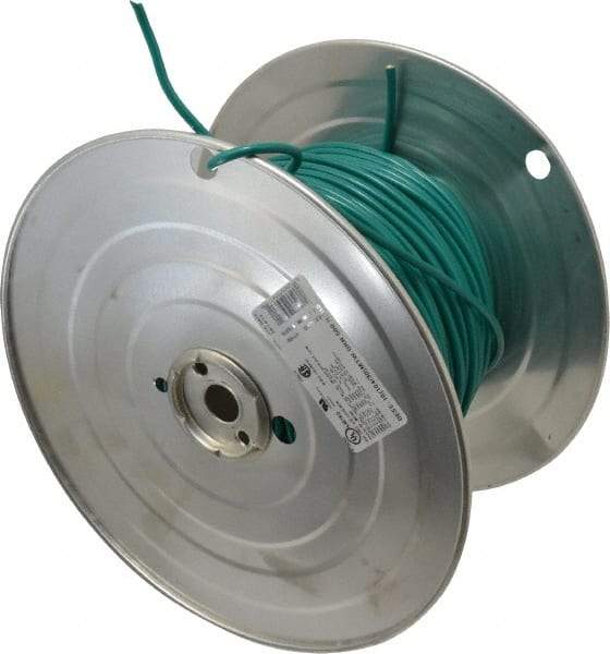 Southwire - 10 AWG, 105 Strand, Green Machine Tool Wire - PVC, Acid, Moisture and Oil Resistant, 500 Ft. Long - Benchmark Tooling