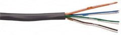 Southwire - 4 Conductor, 24 AWG Telephone Wire - 1,000 Ft., Copper Conductor, Beige, Gray and White PVC Jacket - Benchmark Tooling