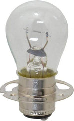 Value Collection - 18 Watt, 6.5 Volt, Incandescent Miniature & Specialty S8 Lamp - Double Contact Prefocus Base, 5 to 49 Equivalent Range, Warm (1,000 to 3,000), Dimmable, 2" OAL - Benchmark Tooling