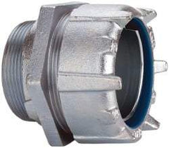 Thomas & Betts - 3" Trade, Steel Threaded Straight Liquidtight Conduit Connector - Noninsulated - Benchmark Tooling