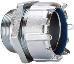 Thomas & Betts - 3" Trade, Steel Threaded Straight Liquidtight Conduit Connector - Insulated - Benchmark Tooling