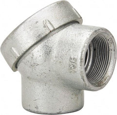 Thomas & Betts - 1-1/2" Trade, Iron Threaded Angled Rigid/Intermediate (IMC) Conduit Elbow - Noninsulated - Benchmark Tooling